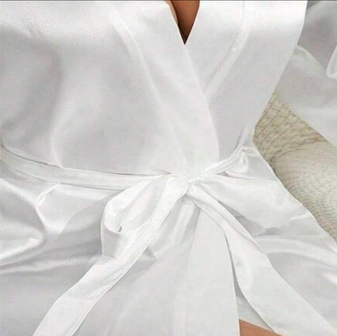 Premium Satin Sleep Robe for Women – Soft & Comfortable Nightwear